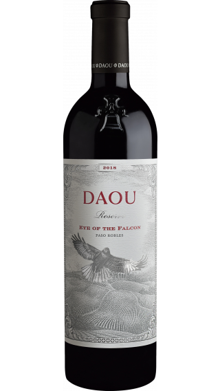 Bottle of DAOU Reserve Eye of the Falcon 2018 wine 750 ml