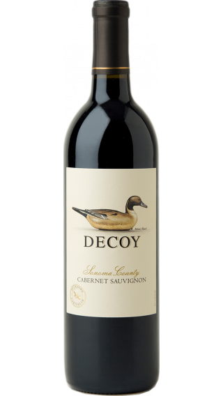 Bottle of Duckhorn Decoy Cabernet Sauvignon 2017 wine 750 ml
