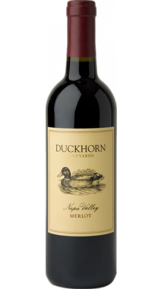 Bottle of Duckhorn Napa Valley Merlot 2014 wine 750 ml
