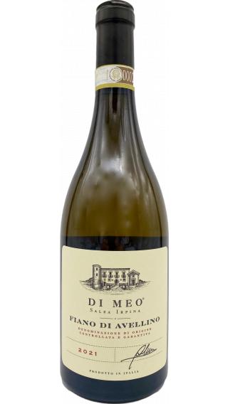Bottle of Di Meo Fiano di Avellino 2021 wine 750 ml