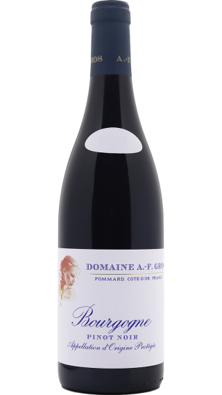 Bottle of Domaine A.F. Gros Bourgogne Pinot Noir 2021 wine 750 ml