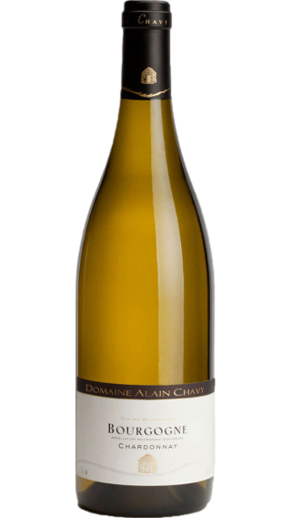 Bottle of Domaine Alain Chavy Bourgogne Chardonnay 2020 wine 750 ml