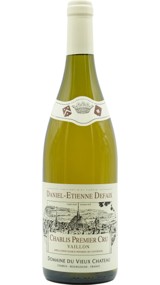 Bottle of Domaine Daniel-Etienne Defaix Chablis Premier Cru Vaillon 2011 wine 750 ml