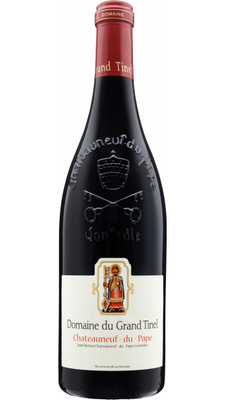 Bottle of Domaine du Grand Tinel Chateauneuf Du Pape 2016 wine 750 ml