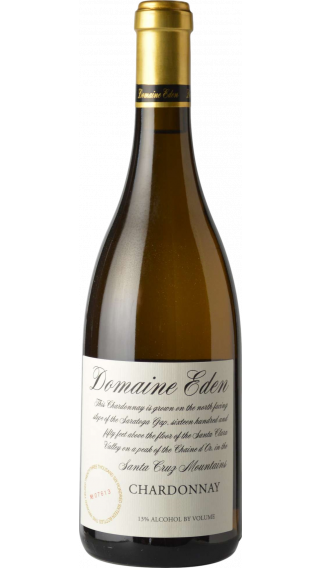 Bottle of Domaine Eden Chardonnay 2018 wine 750 ml