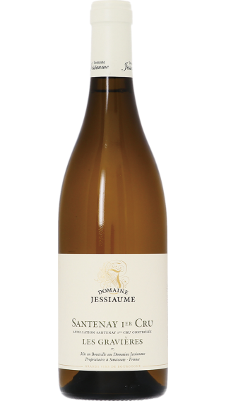 Bottle of Domaine Jessiaume Santenay Premier Cru Les Gravieres Blanc 2022 wine 750 ml
