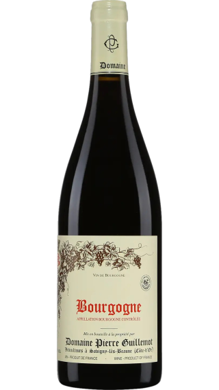 Bottle of Domaine Pierre Guillemot Bourgogne Pinot Noir 2022 wine 750 ml