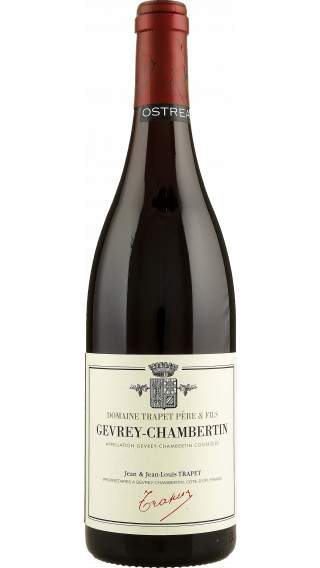 Bottle of Domaine Trapet Gevrey Chambertin Ostrea 2018 wine 750 ml