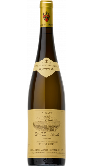 Bottle of Domaine Zind-Humbrecht Pinot Gris Clos Windsbuhl 2015 wine 750 ml