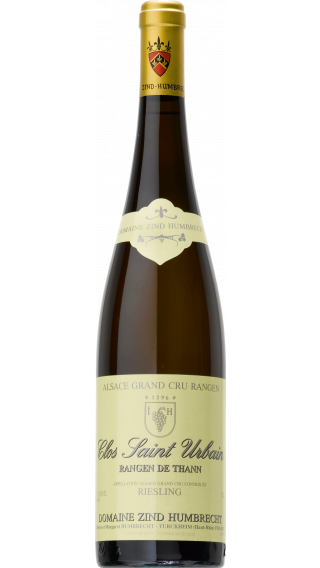 Bottle of Domaine Zind-Humbrecht Riesling Grand Cru Rangen de Thann Clos Saint Urbain 2018 wine 750 ml