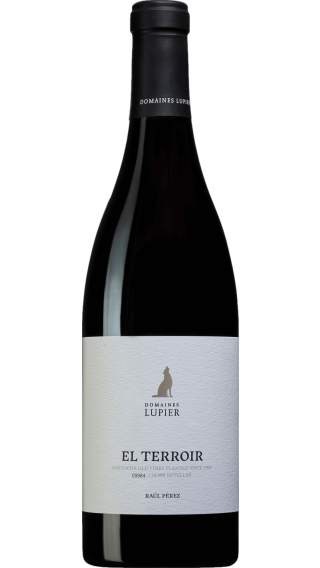 Bottle of Domaines Lupier Raul Perez El Terroir 2018 wine 750 ml
