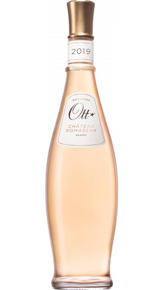 Bottle of Domaines Ott Chateau Romassan Bandol Rose 2019 wine 750 ml