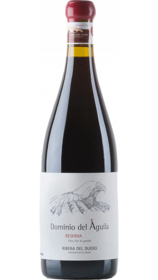 Bottle of Dominio del Aguila Reserva 2018 wine 750 ml