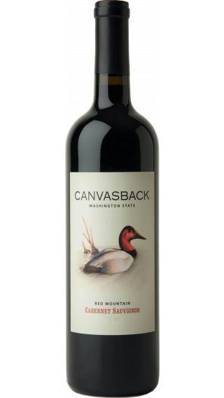 Bottle of Duckhorn Canvasback Cabernet Sauvignon 2014 wine 750 ml