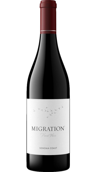 Bottle of Duckhorn Migration Sonoma Coast Pinot Noir 2021 wine 750 ml