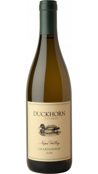 Bottle of Duckhorn Napa Valley Chardonnay 2018 wine 750 ml