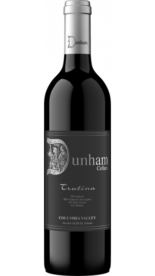 Bottle of Dunham Cellars Trutina 2019 wine 750 ml
