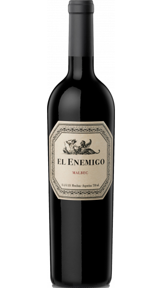 Bottle of El Enemigo  Malbec 2018 wine 750 ml