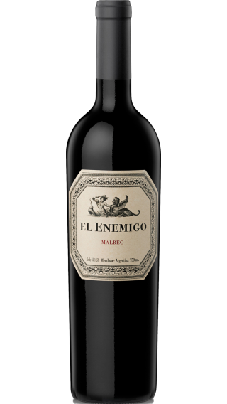 Bottle of El Enemigo Malbec 2020 wine 750 ml