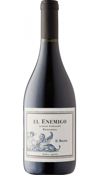 Bottle of El Enemigo  El Mirador Single Vineyard Bonarda 2019 wine 750 ml