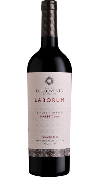 Bottle of El Porvenir de Cafayate Laborum Single Vineyard Malbec 2020 wine 750 ml