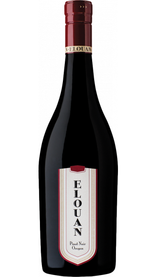 Bottle of Elouan Pinot Noir 2018 wine 750 ml