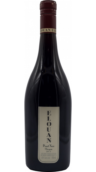 Bottle of Elouan Pinot Noir 2014 wine 750 ml