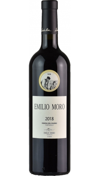 Bottle of Emilio Moro 2018 wine 750 ml