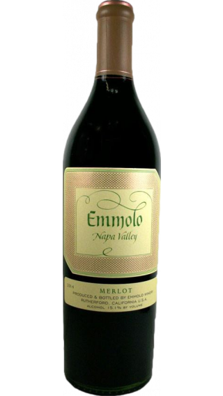 Bottle of Emmolo Merlot 2017 wine 750 ml
