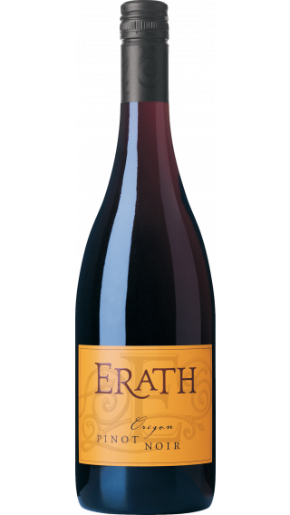 Bottle of Erath Pinot Noir 2019 wine 750 ml