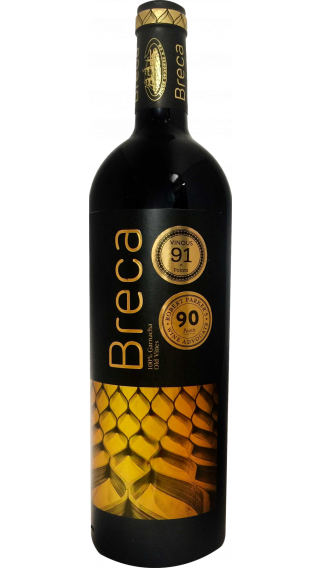 Bottle of Breca 2015 wine 750 ml