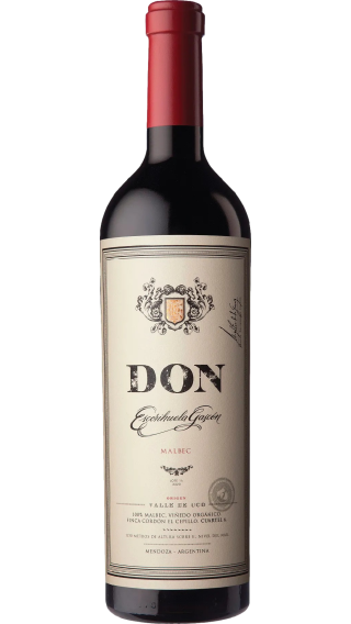 Bottle of Escorihuela Gascon DON Malbec 2020 wine 750 ml