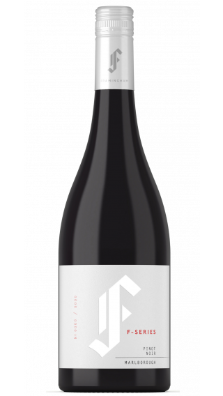 Bottle of Framingham F-Series Pinot Noir 2015 wine 750 ml