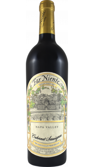 Bottle of Far Niente Cabernet Sauvignon 2018 wine 750 ml
