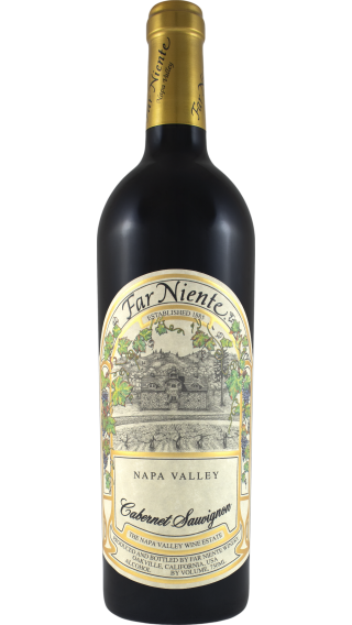 Bottle of Far Niente Cabernet Sauvignon 2019 wine 750 ml