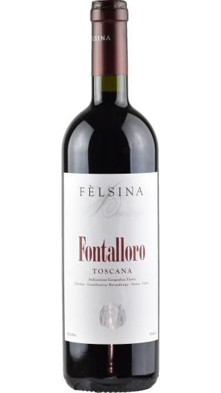 Bottle of Felsina Fontalloro 2019 wine 750 ml