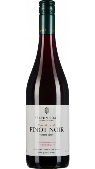 Bottle of Felton Road Cornish Point Pinot Noir 2019 wine 750 ml