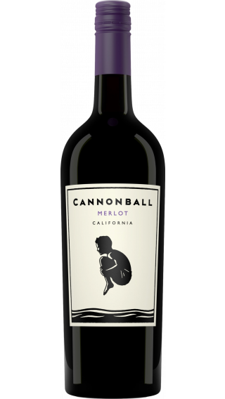 Bottle of Cannonball Merlot 2019 wine 750 ml