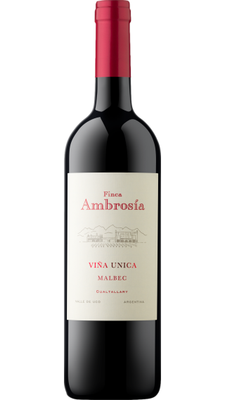 Bottle of Finca Ambrosia Vina Unica Malbec 2020 wine 750 ml