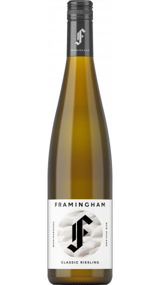 Bottle of Framingham Classic Riesling 2017 wine 750 ml