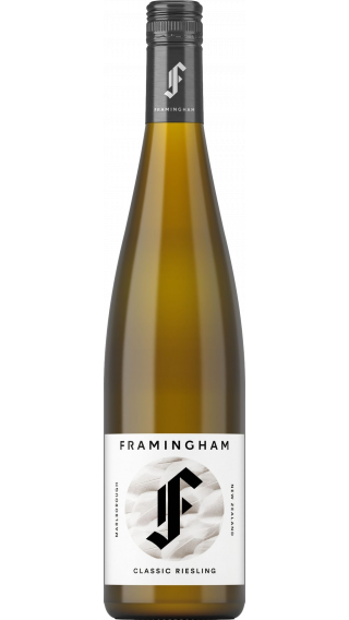 Bottle of Framingham Classic Riesling 2018 wine 750 ml