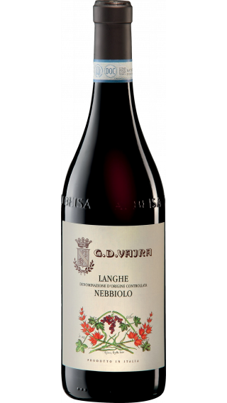 Bottle of G.D. Vajra Langhe Nebbiolo 2021 wine 750 ml