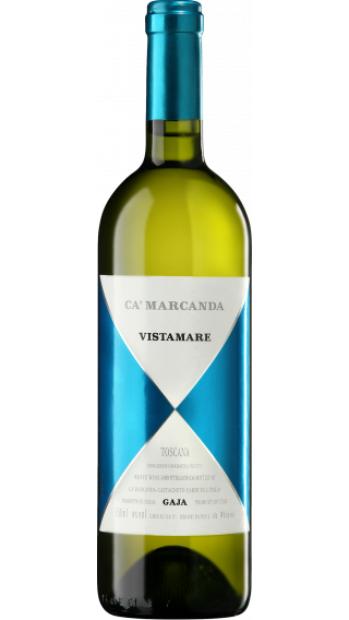 Bottle of Gaja Ca'Marcanda Vistamare 2021 wine 750 ml