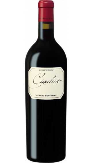 Bottle of Gerard Bertrand Cigalus Rouge 2018 wine 750 ml