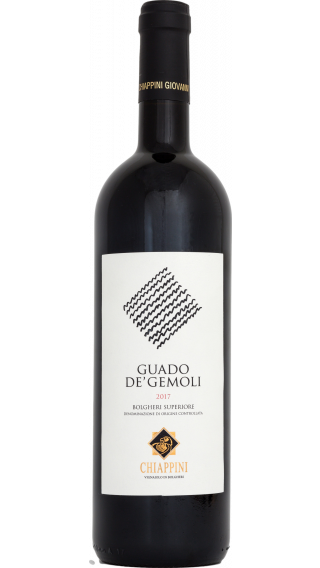 Bottle of Giovanni Chiappini Guado de Gemoli Bolgheri Superiore 2017 wine 750 ml