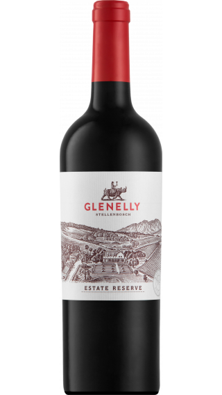 Bottle of Glenelly Estate Reserve Red Blend 2015 wine 750 ml