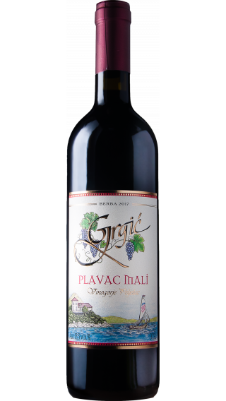 Bottle of Grgic Plavac Mali 2017 wine 750 ml