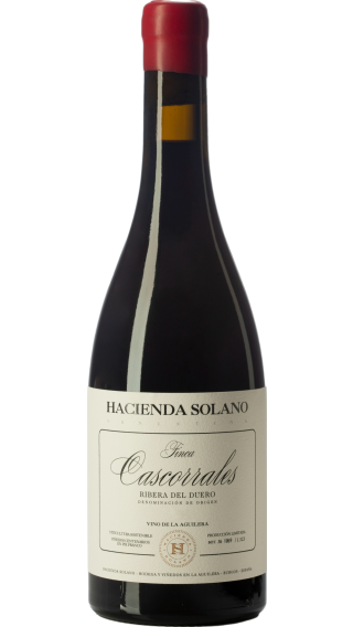 Bottle of Hacienda Solano Finca Cascorrales 2018 wine 750 ml