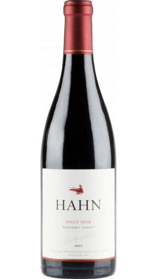 Bottle of Hahn Pinot Noir 2019 wine 750 ml