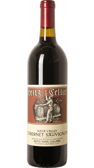 Bottle of Heitz Napa Valley Cabernet Sauvignon 2016 wine 750 ml